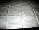 Printed Linen Ebroridery Square