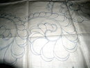 Printed Linen Ebroridery Square