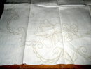Printed Linen Ebroridery Square