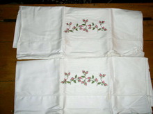 Embroidered Pillowcases