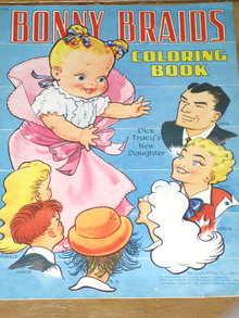 Bonny Braids, Dick Tracy Coloring Book
