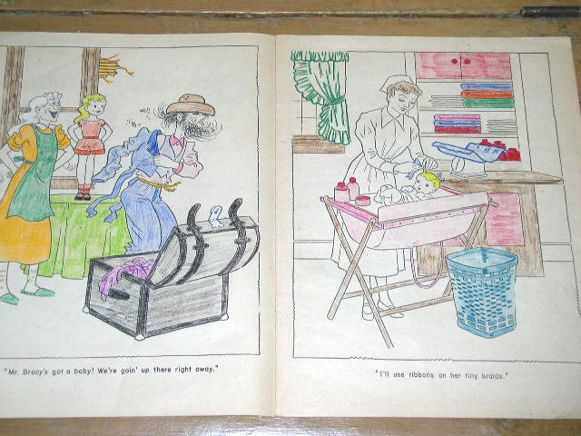 Bonny Braids, Dick Tracy Coloring Book