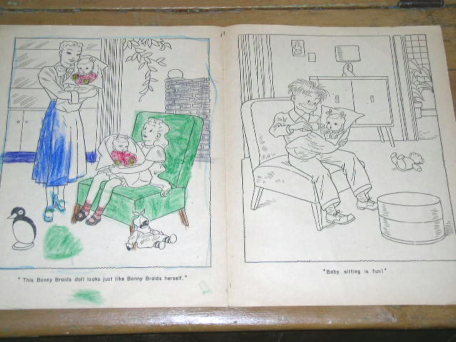 Bonny Braids, Dick Tracy Coloring Book