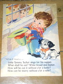 Nursery Rhyme Illustration, Little Tommy Tucker