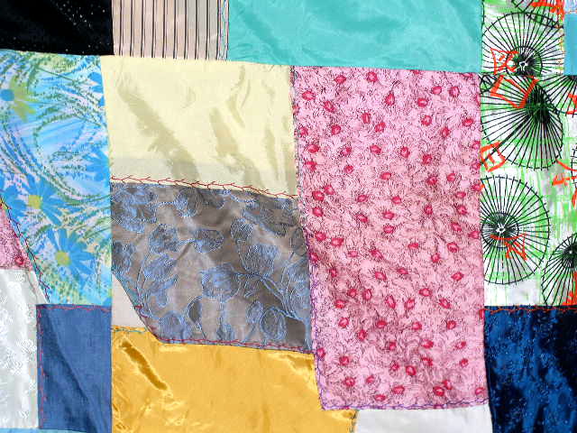 Satin Crazy Quilt Top - QTP