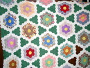 Grandmother's Flower Garden Quilt Top - QTP
