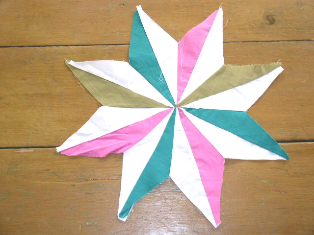 Pieced Star Quilt Block - QB