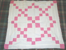 9 Patch Variation Quilt Top - QTP - SALE ITEM