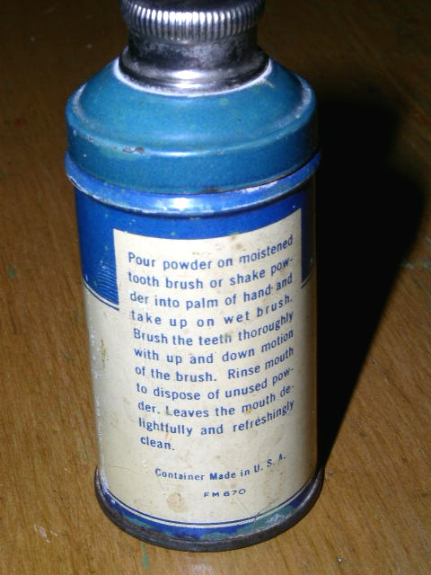 Watkins Tooth Powder Sample Tin