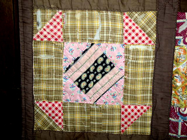 Square In A Square Quilt, 1880's - QLT