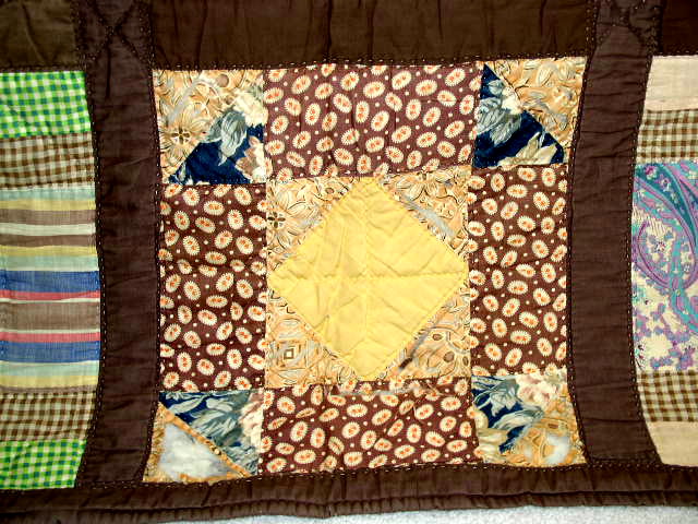 Square In A Square Quilt, 1880's - QLT