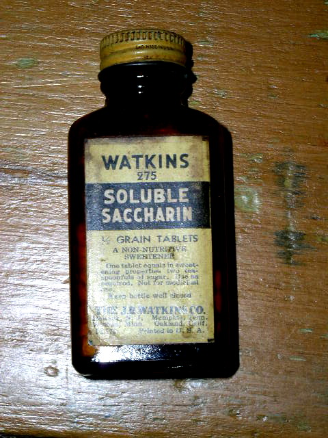 Watkins Saccharin Bottle