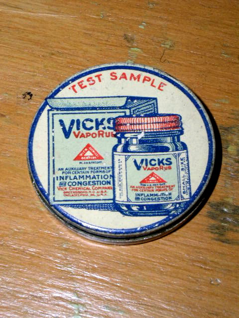 Vicks Vapor Rub Test Sample