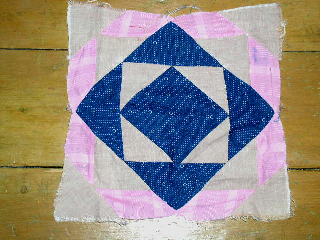 Square in Square Quilt Block 1880's - QB