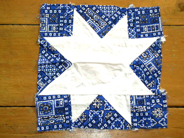 Star Quilt Block 1940's - QB