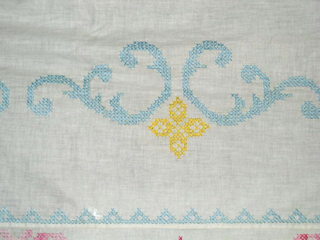 Cross-Stitched Quilt Top - QTP