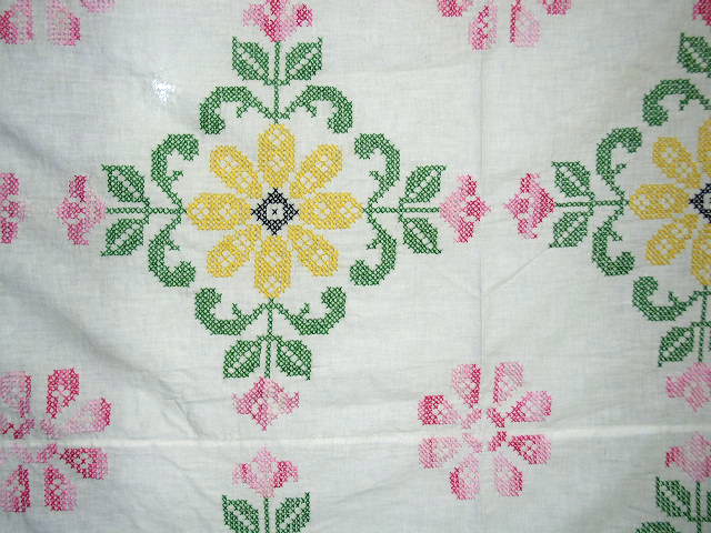 Cross-Stitched Quilt Top - QTP