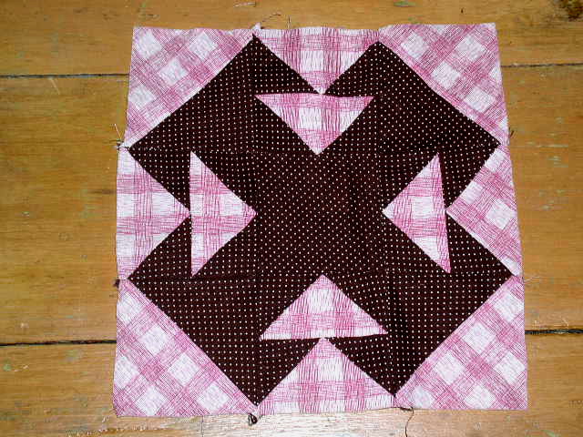 Cross - T Quilt Block, 1900's - QB