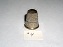 Thimble - Silver with gold fill & gold rim #7