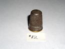 Thimble - Silver Over Brass