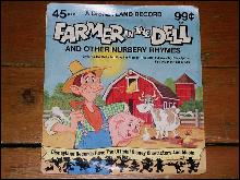 Disney's Farmer in the Dell 45 rpm record