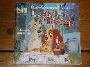 Disney's Lady and the Tramp book and 33 1/3 record set