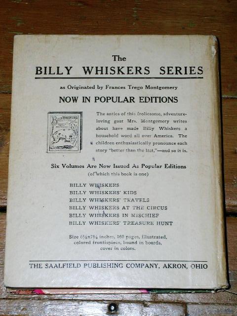 Billy Whiskers' Treasure Hunt Book