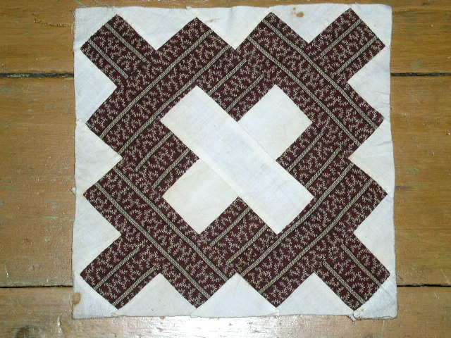 Quilt blocks, 1860, Album blocks - QB