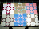 Quilt blocks, Square in a Square, 1900 - QB
