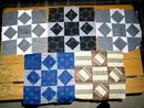 Quilt blocks, Square in a Square, 1900 - QB
