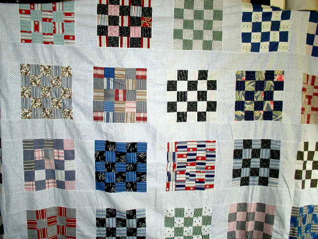 Quilt Top, 5x5 Patch, 1880's - QTP
