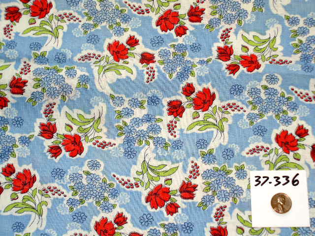 Vintage Feedsack Fabric - FSK