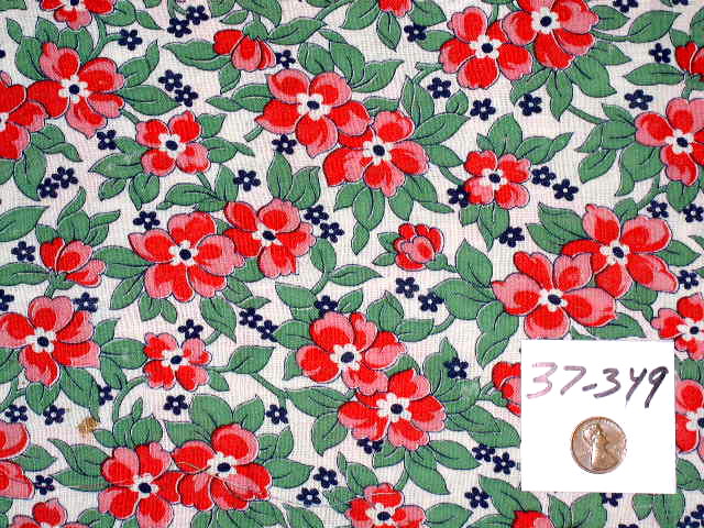 Vintage Feedsack Fabric - FSK