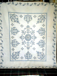 Cross Stitched Quilt - QLT