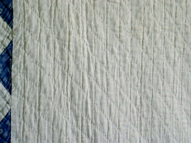 Blue and White Quilt - 25 patch - QLT