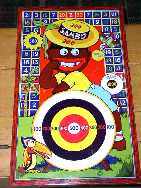 Little Black Sambo Tin Target