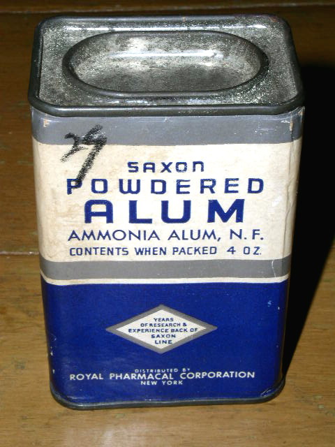 Saxon Powdered Alum