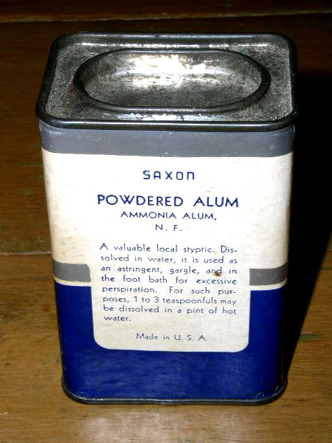 Saxon Powdered Alum