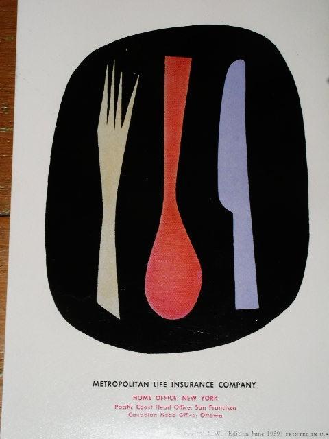 Metropolitan Life Cook Book 1959 - CK