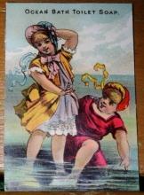 Ocean Bath Advertising Card