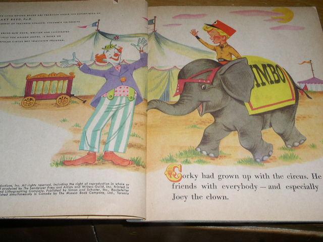 Circus Boy #290, Litt;le Golden Book, First Printing.