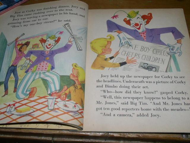 Circus Boy #290, Litt;le Golden Book, First Printing.