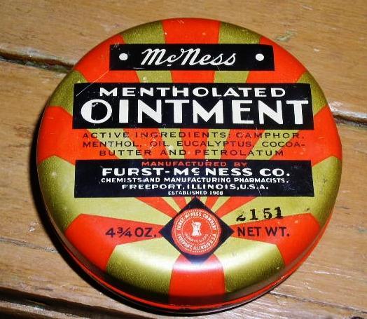 McMess Mentholated Ointment Tin
