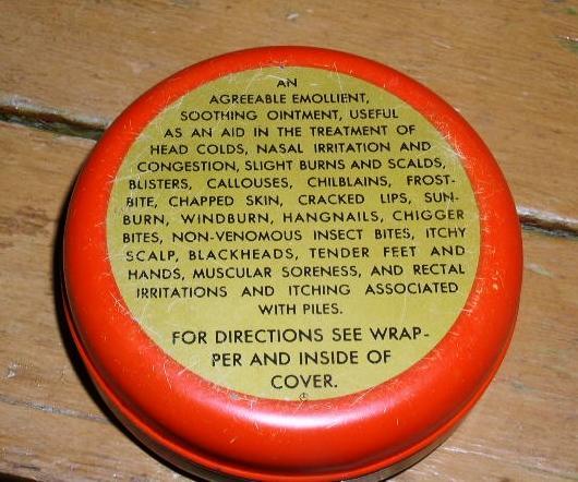 McMess Mentholated Ointment Tin
