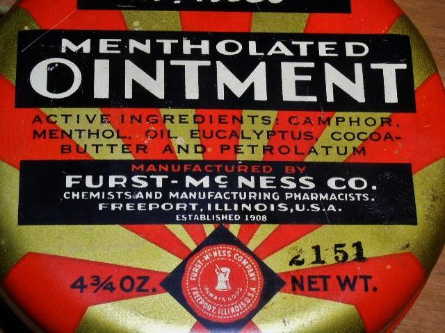 McMess Mentholated Ointment Tin