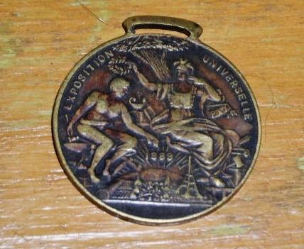 1889 Paris World's Fair Watch Fob