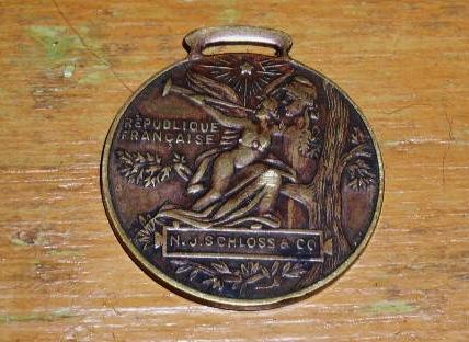 1889 Paris World's Fair Watch Fob