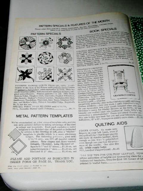Quilter's Newsletter Magazine #110, - QM
