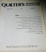 Quilter's Newsletter Magazine #111, - QM