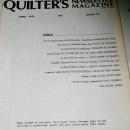 Quilter's Newsletter Magazine #111, - QM